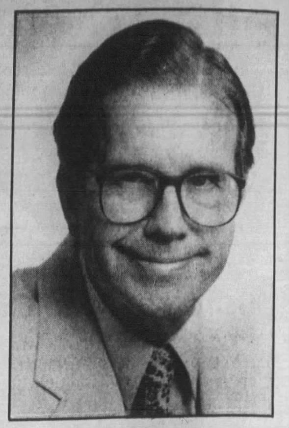 John Jay Lybarger photo in newspaper 1990